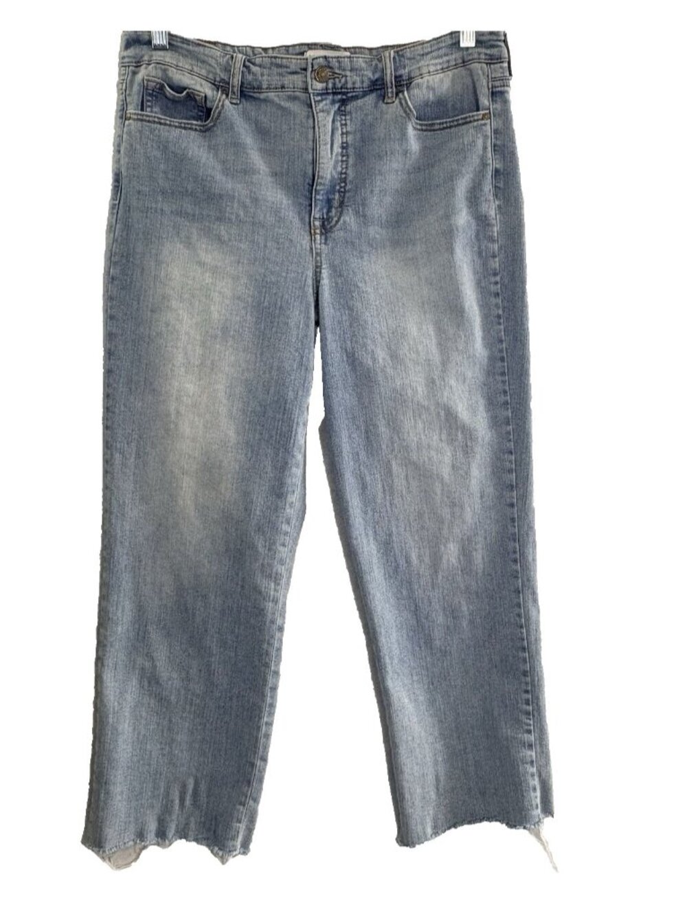 SOCIAL STANDARDS Sanctuary Women High Rise Crop Straight Jeans Sz 12 Blue 53-25